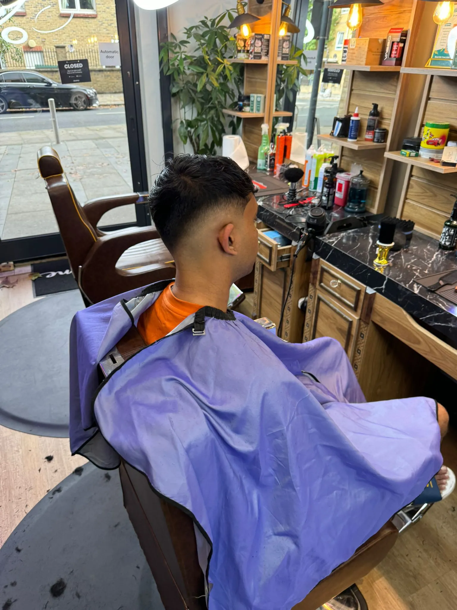 High drop fade haircut - modern fade technique